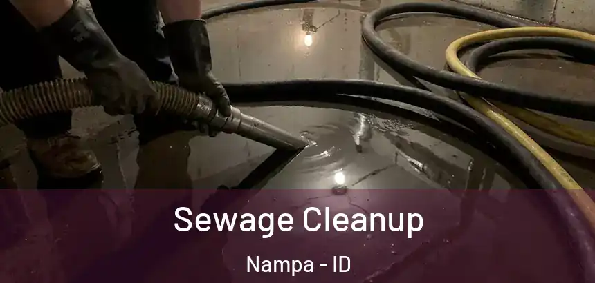 Sewage Cleanup Nampa - ID